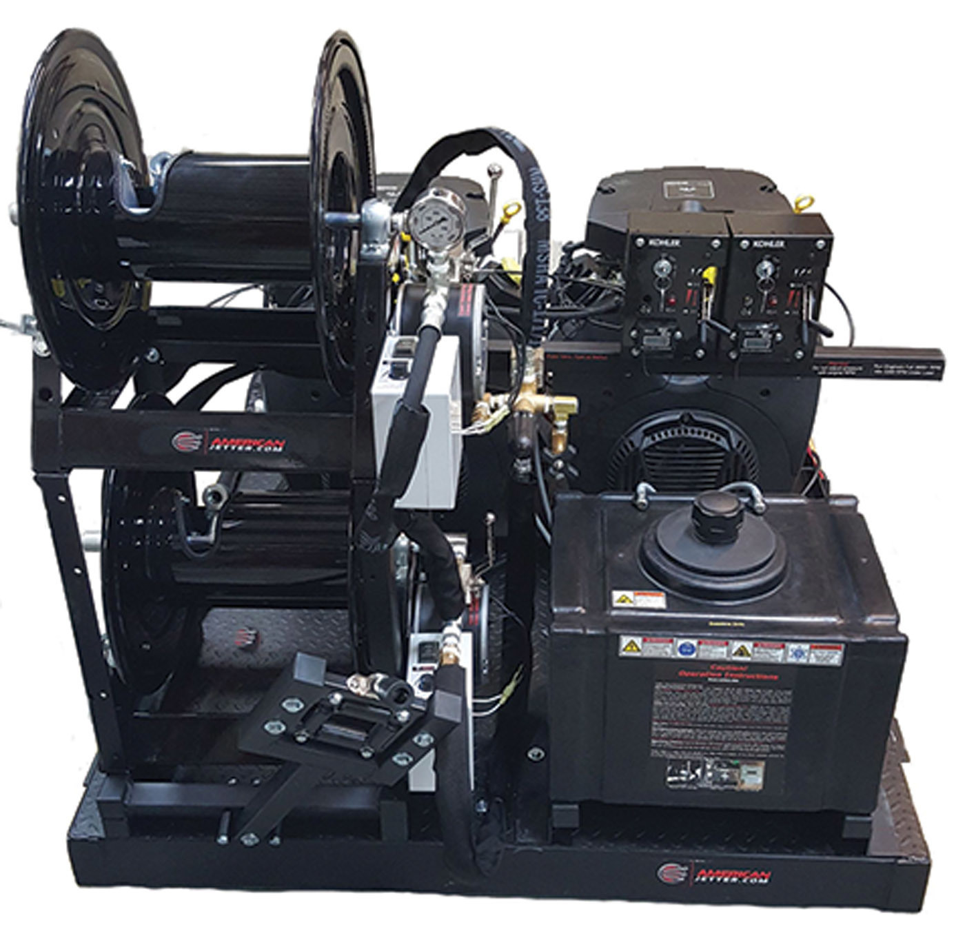 Pressure Washers, Jetters and Sprayers - American Jetter Slide-In Jetter Skid