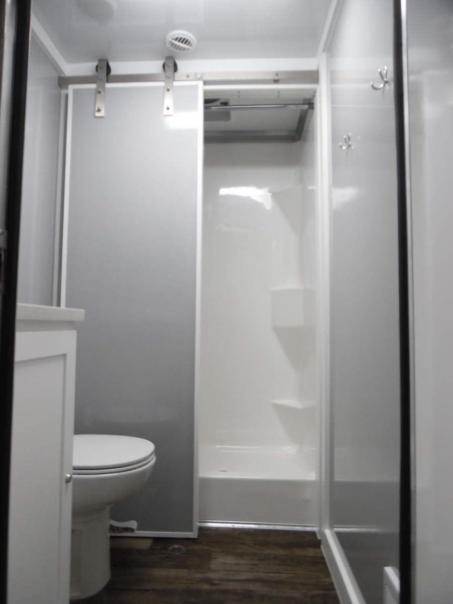 Art co 1603 w combo flex restroom shower trailer