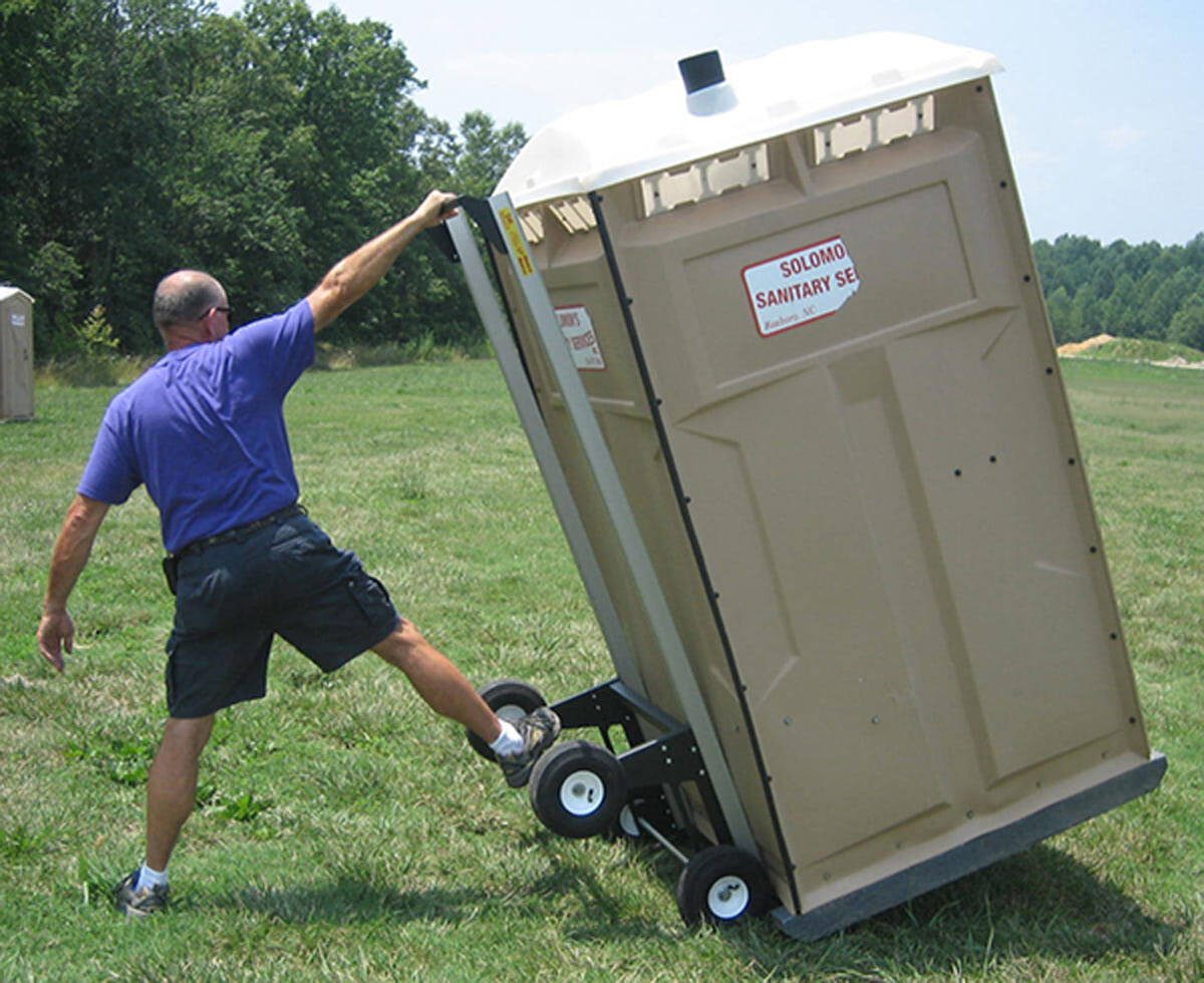 Portable Restroom Movers - Deal Assoc. Super Mongo Mover