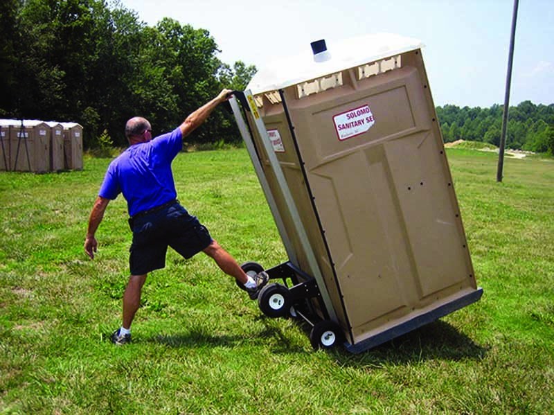 Portable Restroom Accessories/Supplies - Restroom hand truck