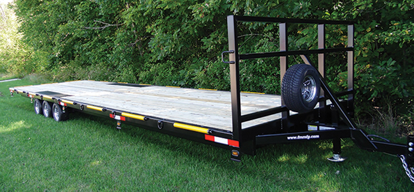 Transport Trucks/Trailers - F.M. Mfg. 30-foot trailer