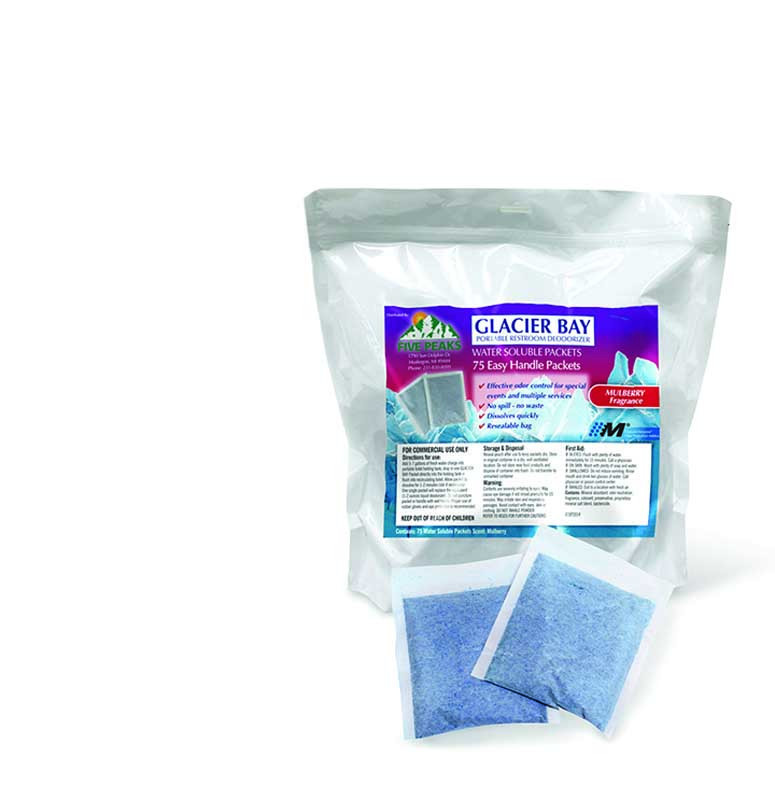 Deodorants/Chemicals - Five Peaks Glacier Bay Dry Toss Packets