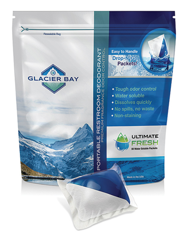 Odor Control - Five Peaks Glacier Bay Drop-N-Go Packets