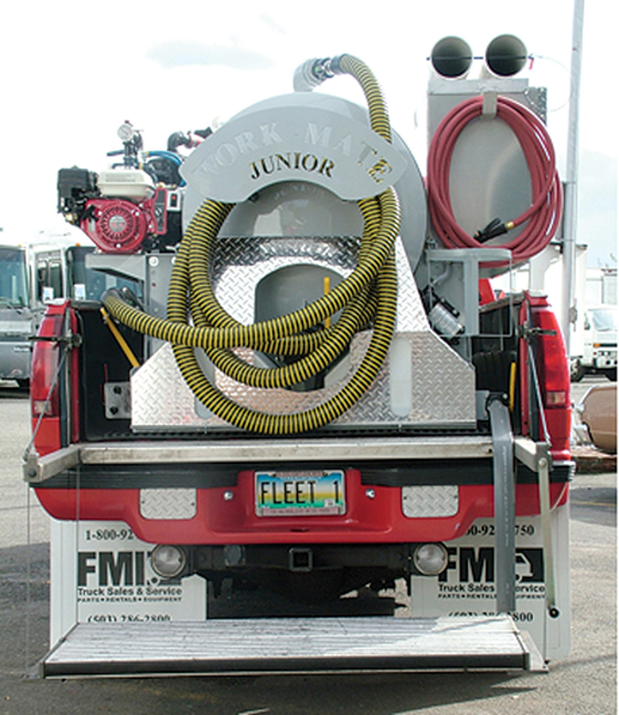 Slide-In Service Units - FMI Truck Sales & Service WorkMate three-compartment slide-in