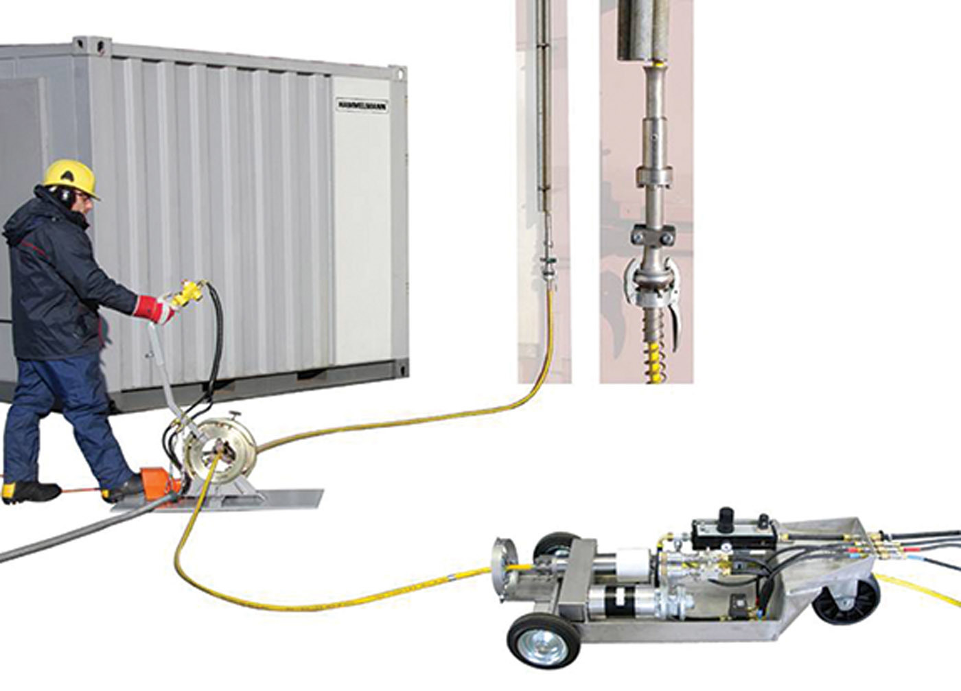 Pressure Washers, Jetters and Sprayers - Hammelmann Pipemaster