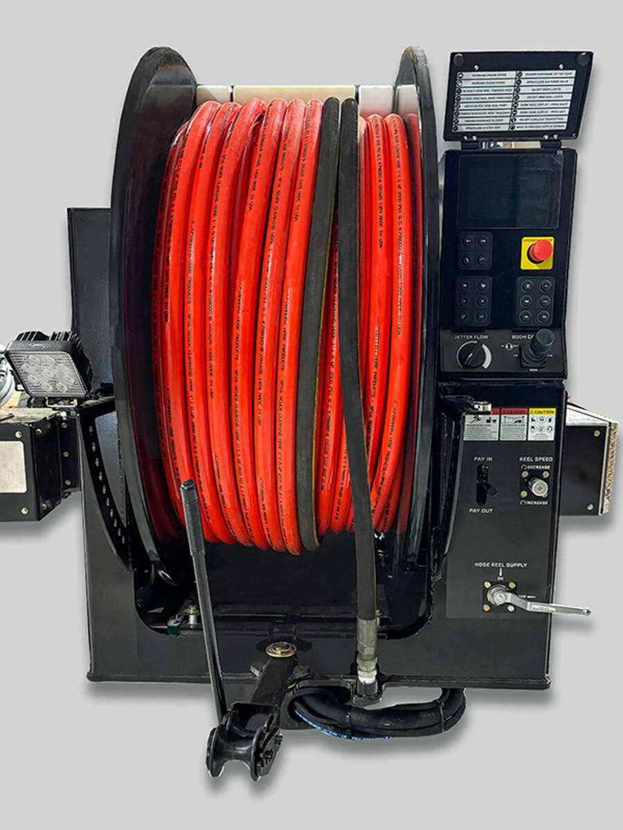 Huber hose reel for lancer series