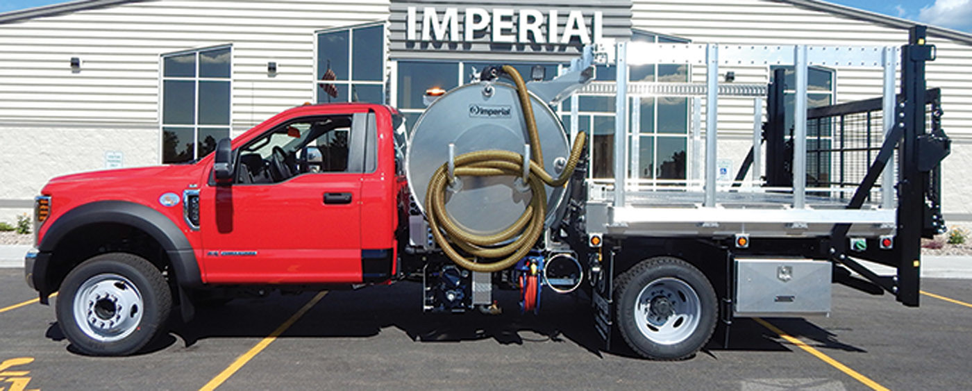 Holding Tanks - Imperial Industries 700-gallon aluminum sidewinder