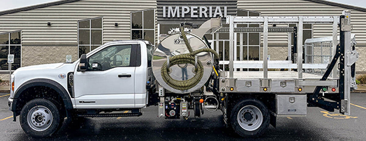 Imperial industries ford f600 sidewinder pickup delivery unit