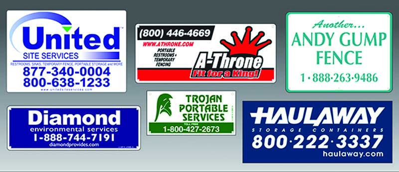 Decals - Custom signs and decals