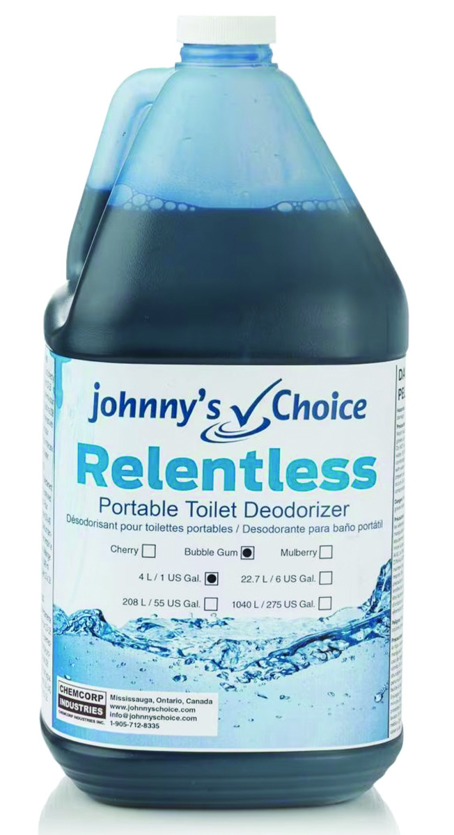Johnny Ys choice relentless liquid deodorizer