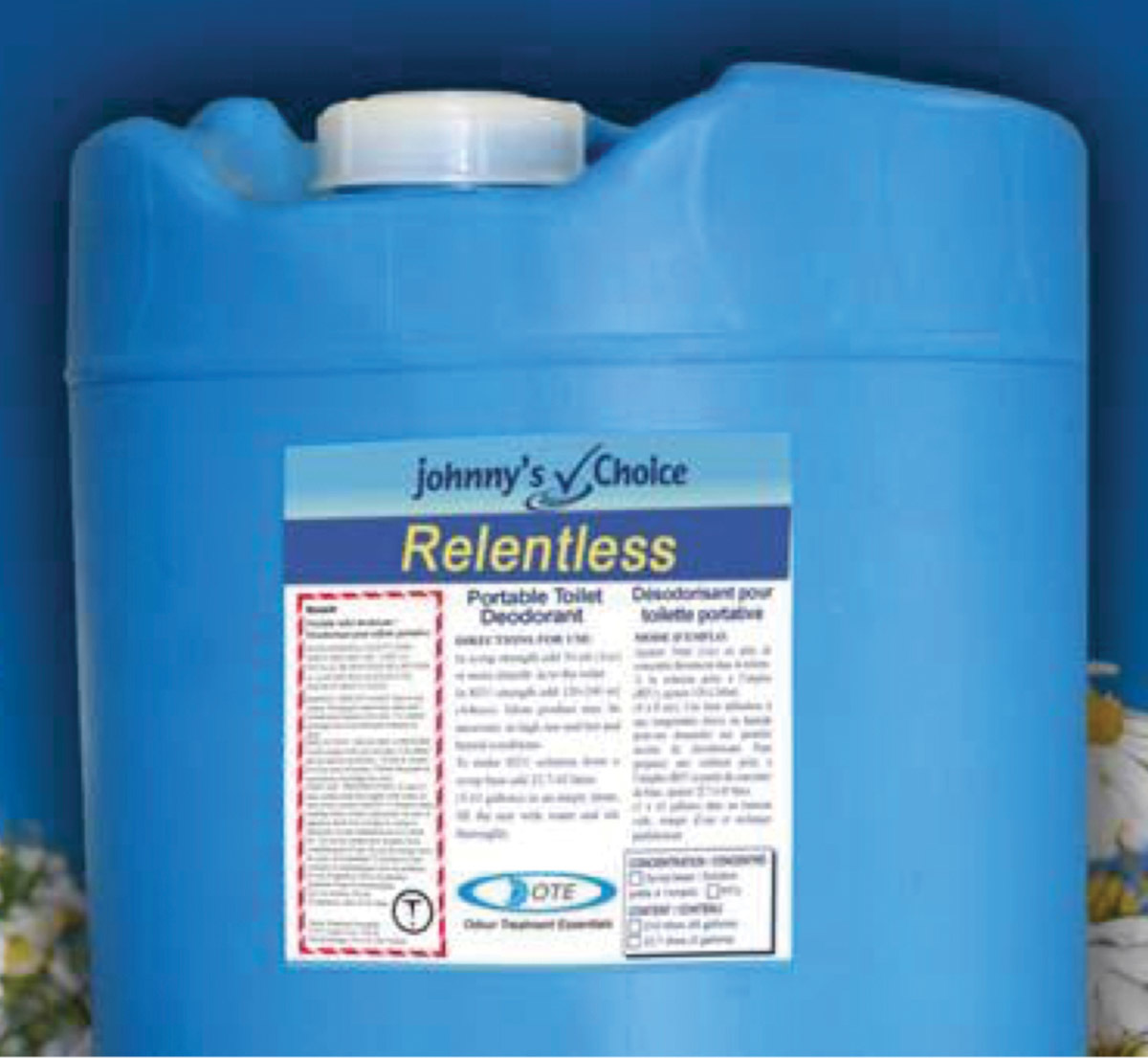 Johnny Ys choice relentless liquid deodorizer