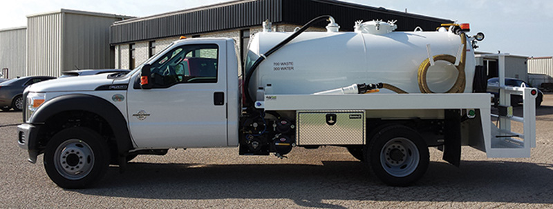 Vacuum Trucks - Lely Tank & Waste Solutions Portable Restroom Truck
