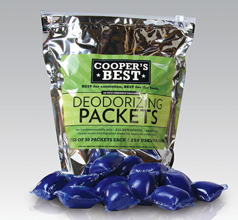 Odor Control - PolyJohn Enterprises Cooper’s Best Deodorizing Packets
