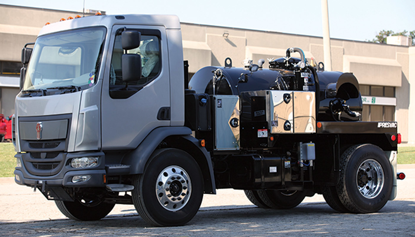 Vacuum Trucks - Presvac Systems portable toilet truck