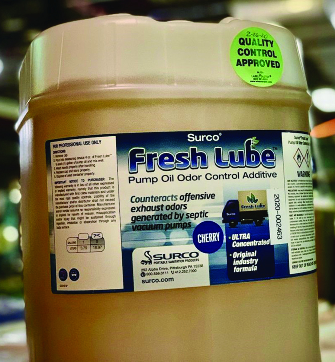 Product spotlight surco fresh lube