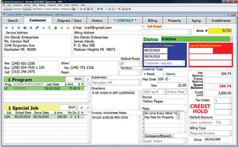 Routing Software - Real Green Systems Service Assistant