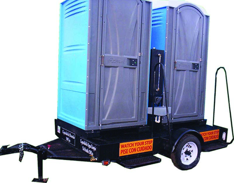 Transport Trailers - Remote-site restroom trailer