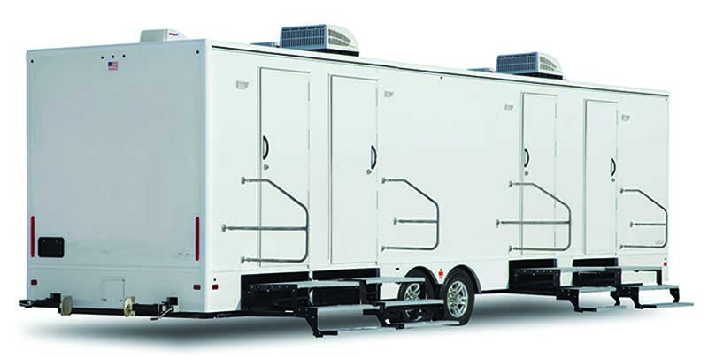 Restroom Trailers - Satellite Suites 11-station trailer