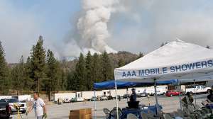 Camp At A Ski Resort