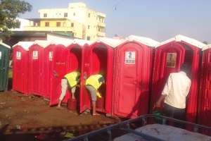 Transporting a Caravan of Restrooms 140 Miles to Serve a Million Religious Pilgrims