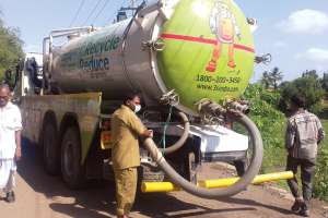 Transporting a Caravan of Restrooms 140 Miles to Serve a Million Religious Pilgrims