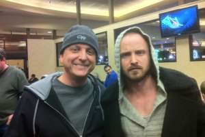 Mike Krepfl Left And Aaron Paul