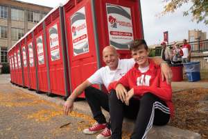 This Team of Big Ten PROs Gets Into the Game-Time Excitement at Camp Randall Stadium
