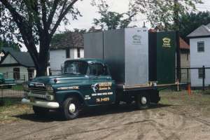 Early satellite truck