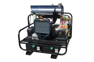 Hot water kubota diesel pressure washer skid packages 1000 665