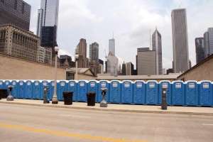 Service Sanitation Provides Restrooms For Taste Of Chicago's Feeding Frenzy
