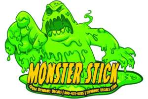 Product spotlight dynamic print monster stick decals