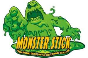 Product spotlight dynamic print monster stick decals large