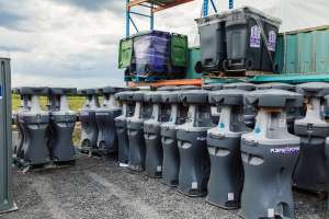Restroom Company Sets the Purple Standard