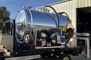 Slide in queen flat deck unit