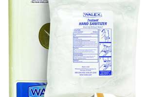 Walex gel hand sanitizer and dispenser