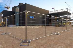 Znd lightweight temporary fencing panels