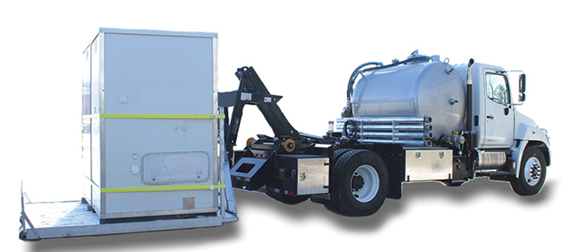 Vacuum Trucks - Vacutrux Hooklift Routetrux
